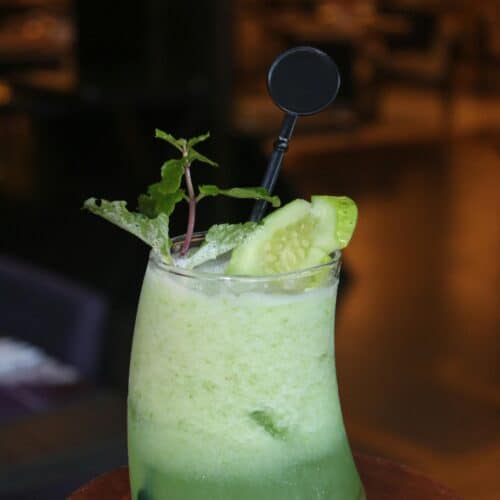 A non-alcoholic Cucumber Cooler